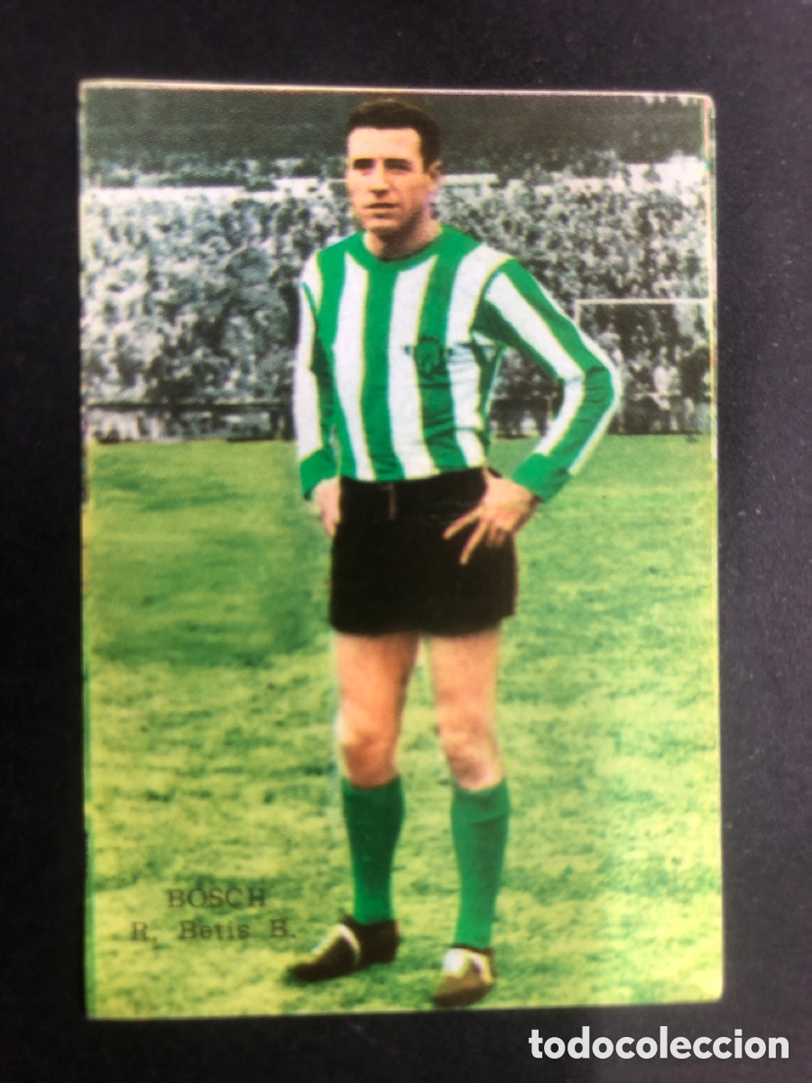 Cromos de Futebol: CROMO NUNCA PEGADO CAMPEONATO FUTBOL 1964-1965 R.BETIS BOSCH EDITORIAL FHER