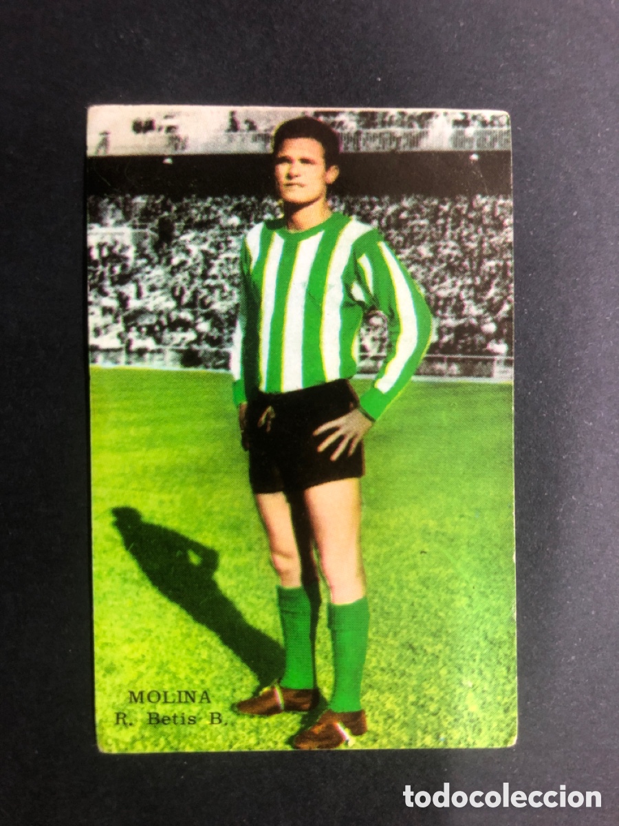 Cromos de Futebol: CROMO NUNCA PEGADO CAMPEONATO FUTBOL 1964-1965 R.BETIS MOLINA EDITORIAL FHER