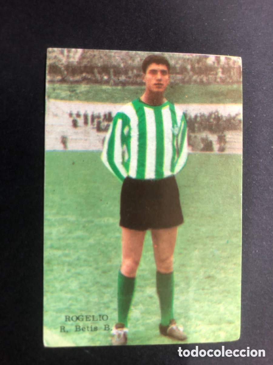 Figurine di Calcio: CROMO NUNCA PEGADO CAMPEONATO FUTBOL 1964-1965 R.BETIS ROGELIO EDITORIAL FHER