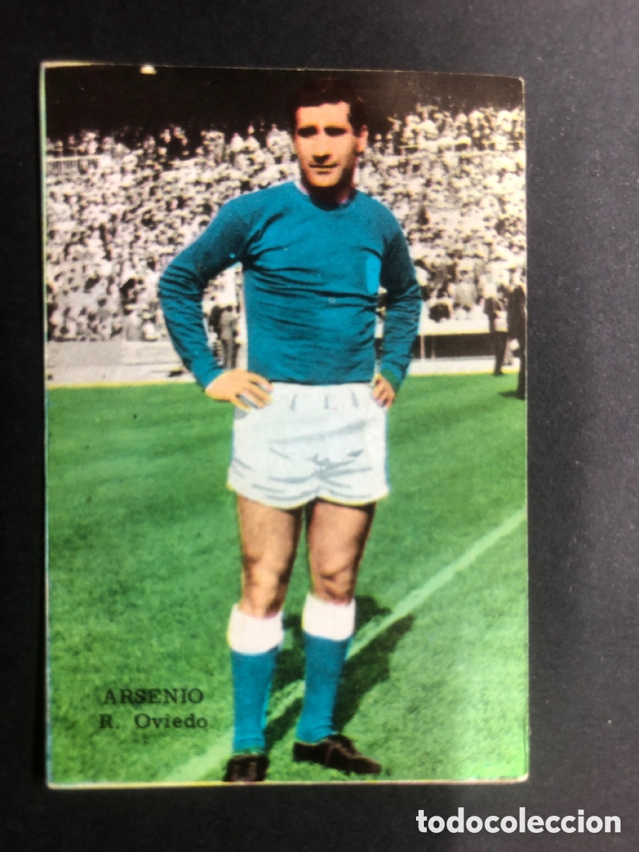 Fu&szlig;ball-Sticker: CROMO NUNCA PEGADO CAMPEONATO FUTBOL 1964-1965 R.OVIEDO ARSENIO EDITORIAL FHER