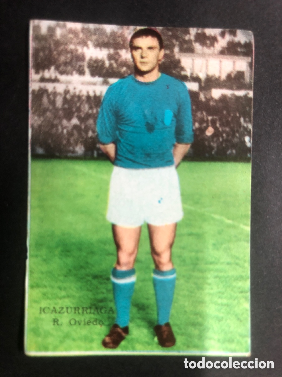 Fu&szlig;ball-Sticker: CROMO NUNCA PEGADO CAMPEONATO FUTBOL 1964-1965 R.OVIEDO ICAZURRIAGA EDITORIAL FHER