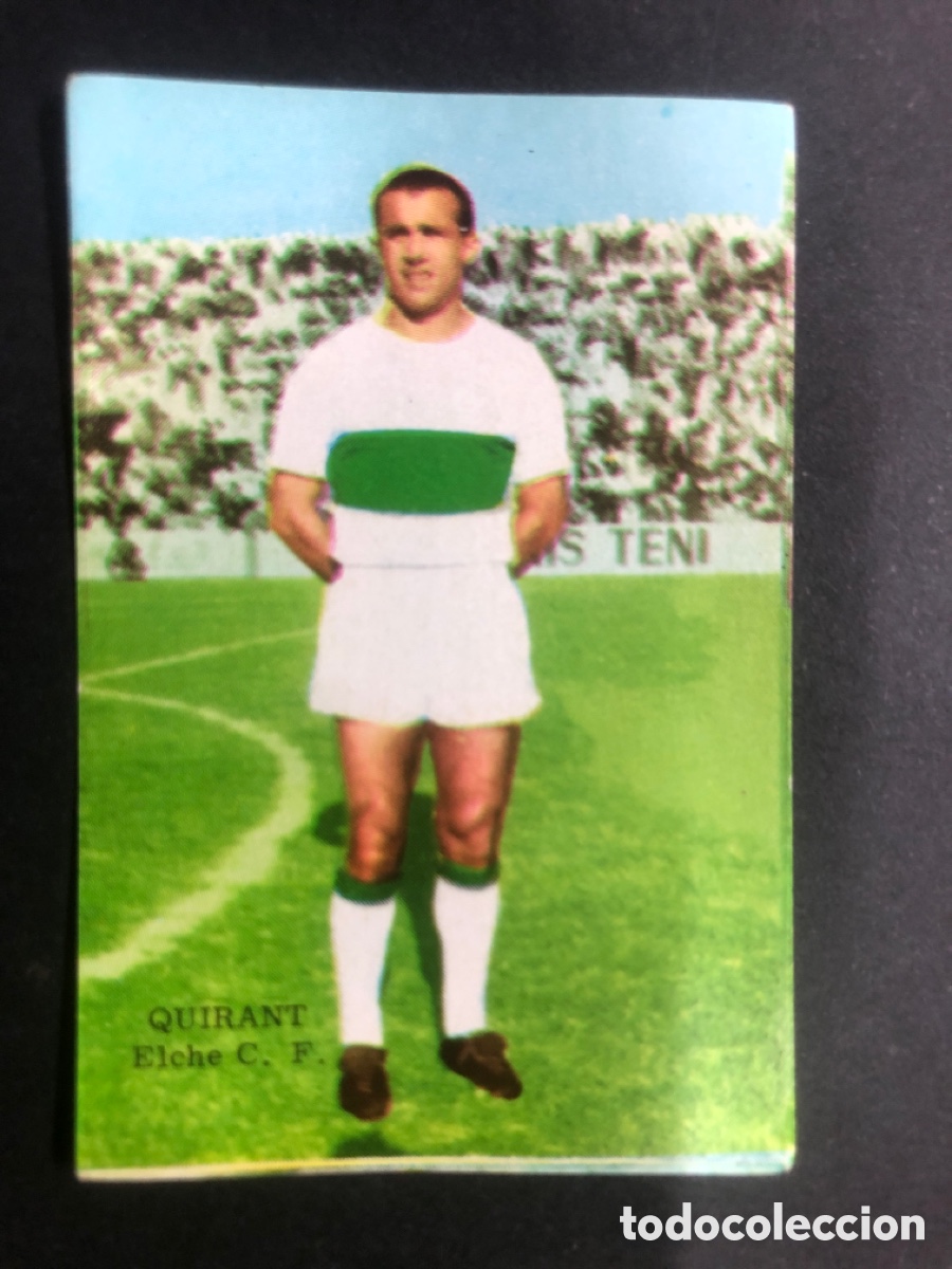 Fu&szlig;ball-Sticker: CROMO NUNCA PEGADO CAMPEONATO FUTBOL 1964-1965 ELCHE CF QUIRANT EDITORIAL FHER