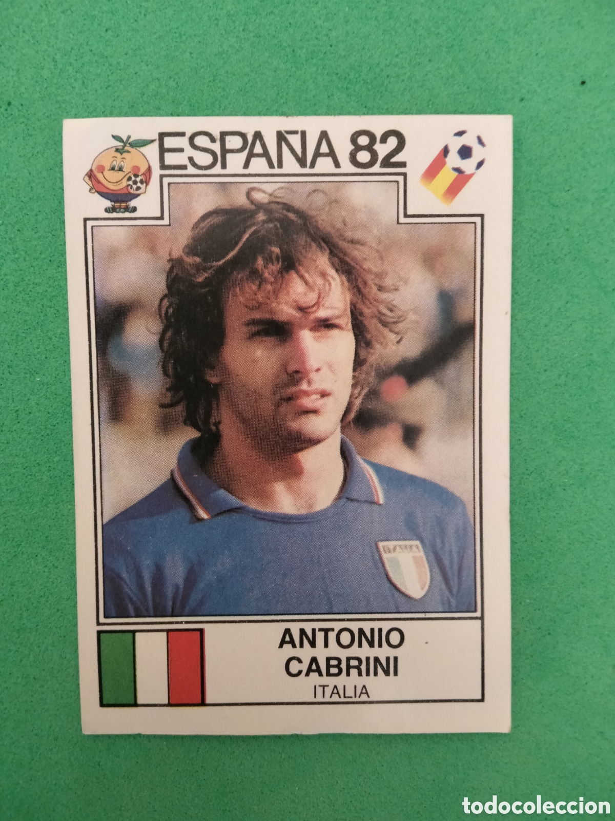 Cromos de f&uacute;tbol: ANTONIO CABRINI N&ordm; 43 ITALIA PANINI ESPA&Ntilde;A 82 CROMO FUTBOL MUNDIAL WORLD CUP SPAIN 1982 SIN PEGAR