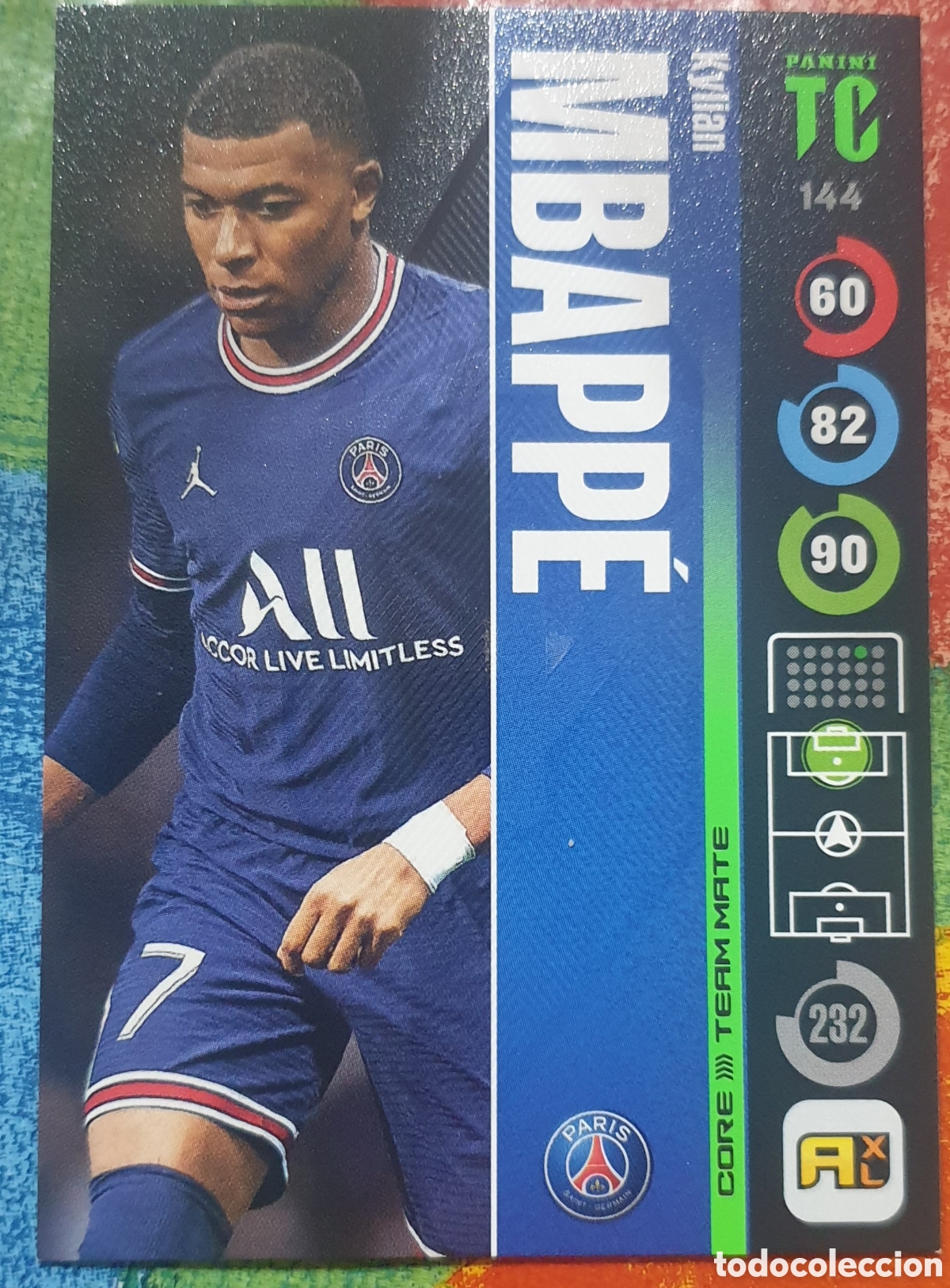 Cromos de f&uacute;tbol: 144 mbappe adrenalyn top class 21 22 - Foto 1