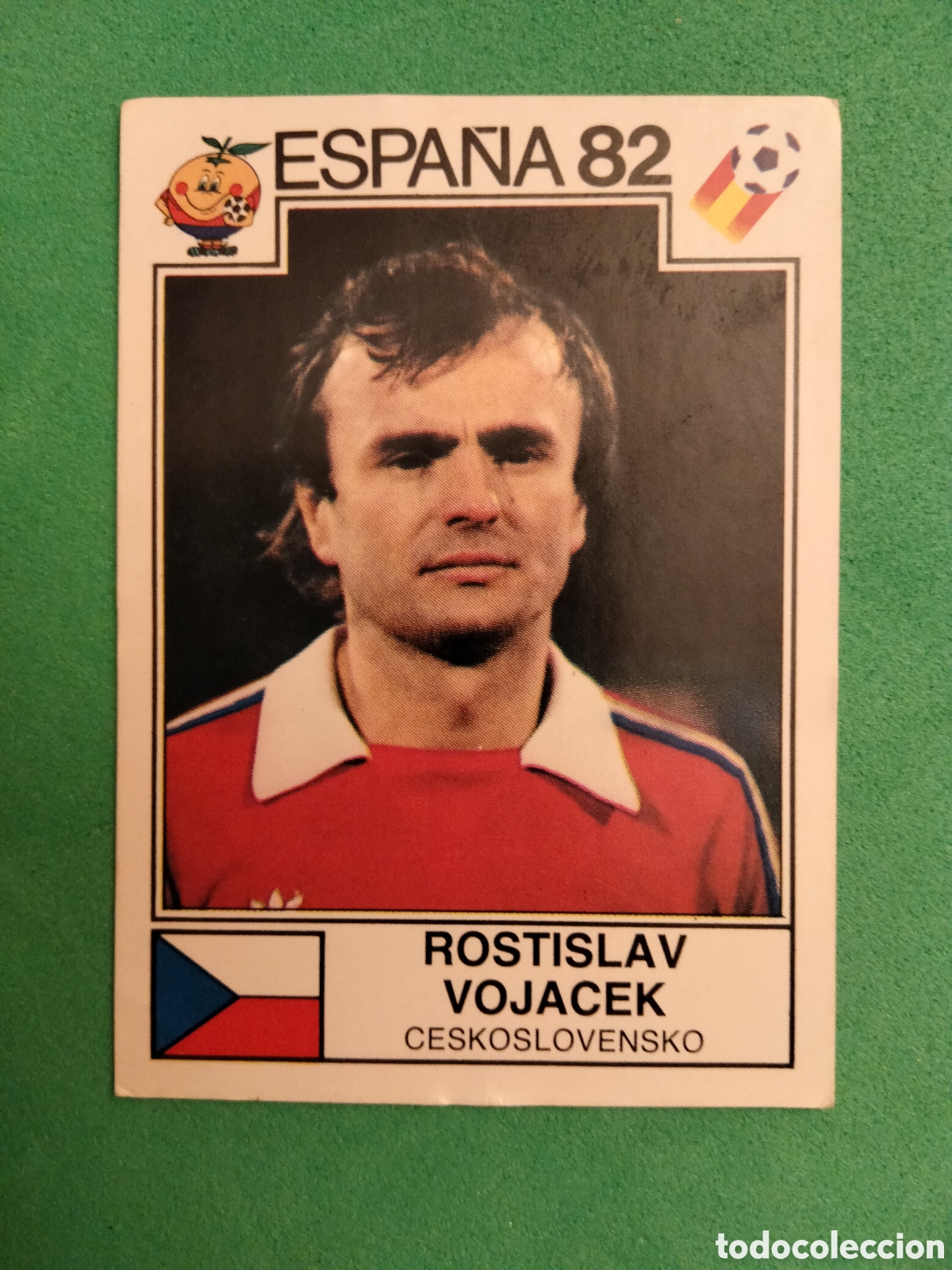 Cromos de f&uacute;tbol: ROSTISLAV VOJACEK 262 CHECOSLOVAQUIA PANINI ESPA&Ntilde;A 82 MUNDIAL WORLD CUP CROMO SPAIN 1982 SIN PEGAR