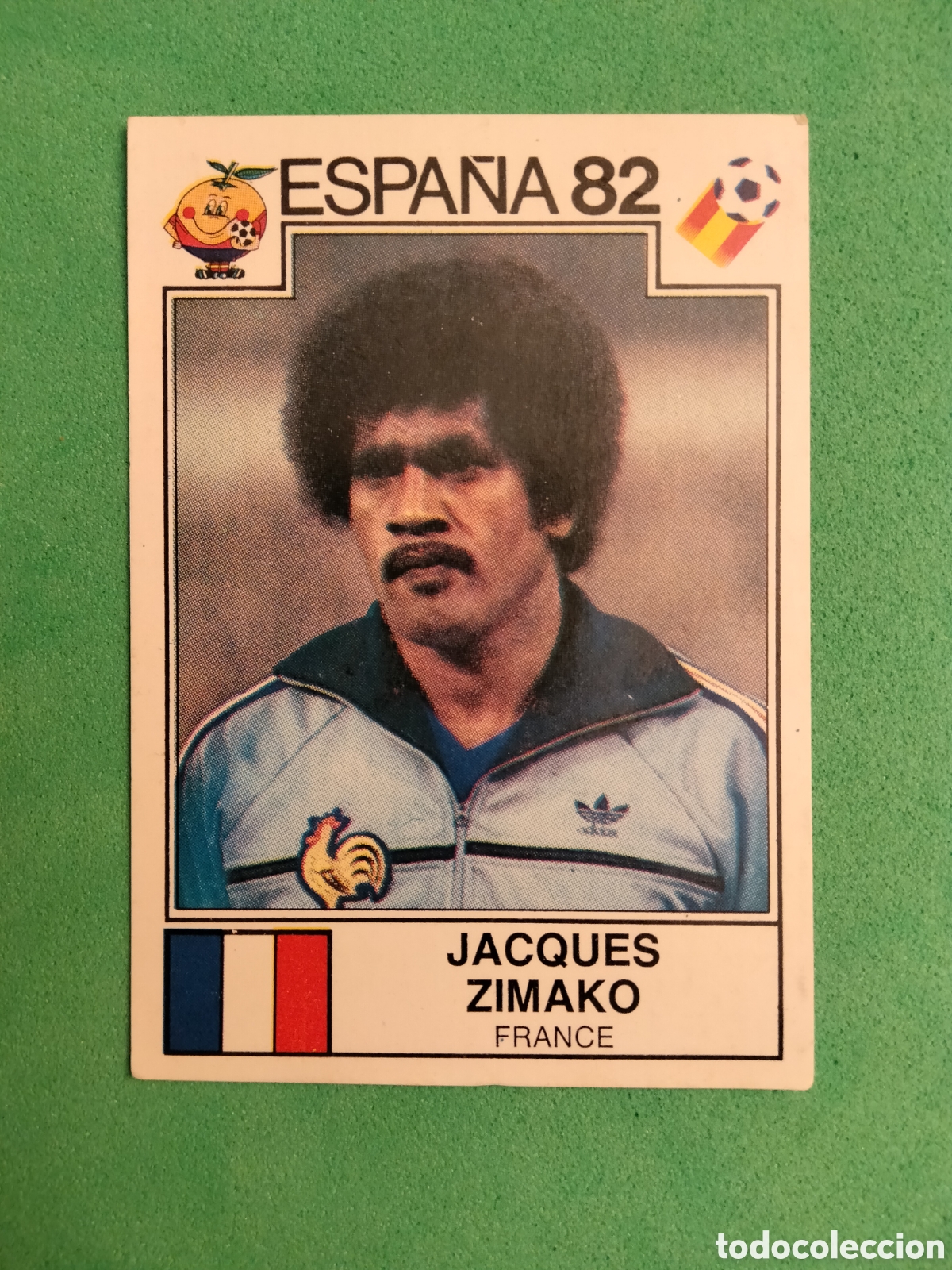 Cromos de f&uacute;tbol: JACQUES ZIMAKO 287 FRANCIA FRANCE PANINI ESPA&Ntilde;A 82 MUNDIAL WORLD CUP SPAIN 1982 SIN PEGAR