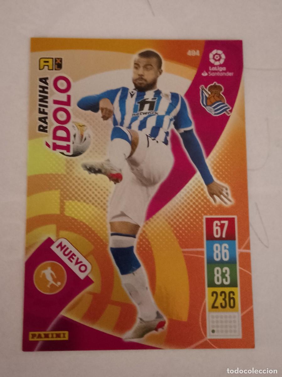 Cromos de F&uacute;tbol: 494 RAFINHA NUEVO &Iacute;DOLO REAL SOCIEDAD ADRENALYN 2021 2022 PANINI 21 22