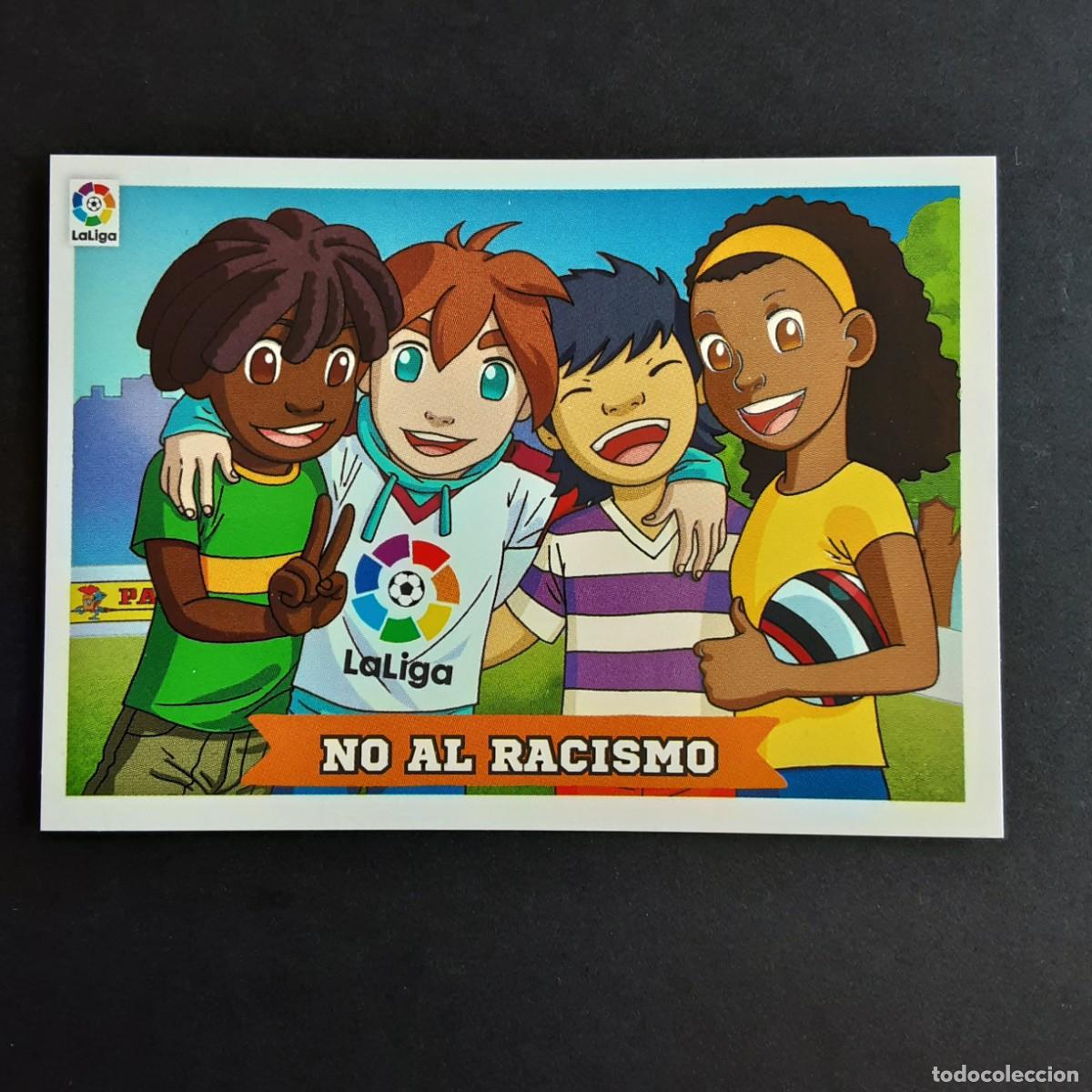 Cromos de f&uacute;tbol: CROMO LIGA 2015 2016 15 16 COLECCIONES ESTE PANINI N&ordm;3 NO AL RACISMO-VALORES LALIGA NUNCA PEGADO