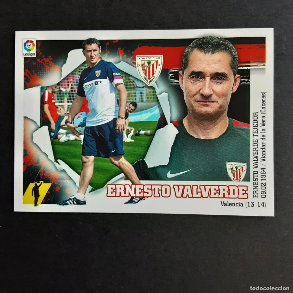 Cartes &agrave; collectionner de Football: CROMO LIGA 2015 2016 15 16 COLECCIONES ESTE PANINI N&ordm;2 ENTRENADOR VALVERDE-ATH.BILBAO NUNCA PEGADO