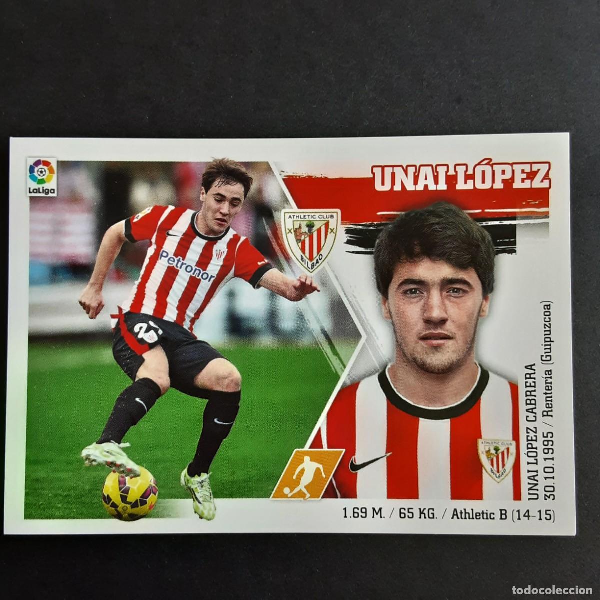 Cartes &agrave; collectionner de Football: CROMO LIGA 2015 2016 15 16 COLECCIONES ESTE PANINI N&ordm;14 UNAI LOPEZ-ATH.BILBAO NUNCA PEGADO