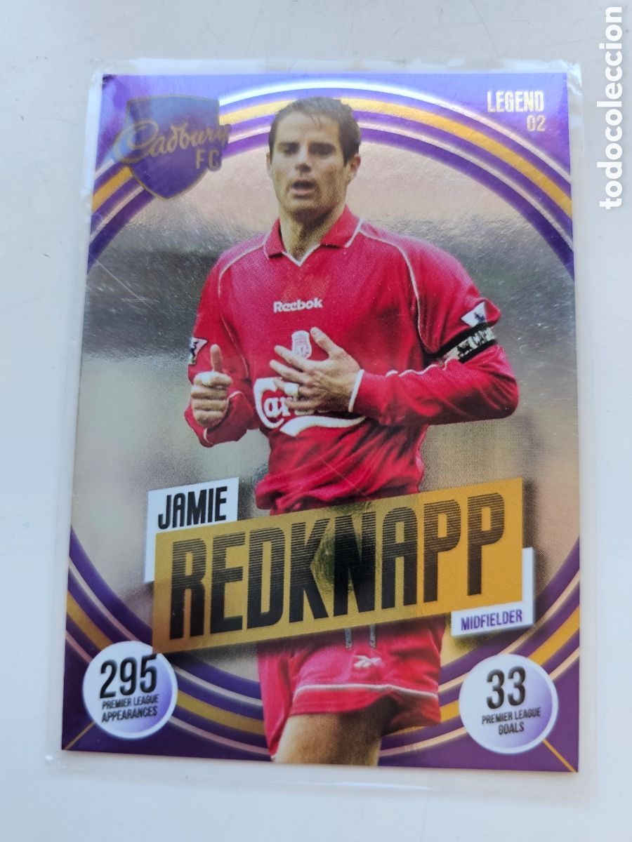 Cromos de F&uacute;tbol: Cromo de Futbol Jamie Redknapp Legend Premier League 1019 2020 Cadbury FC