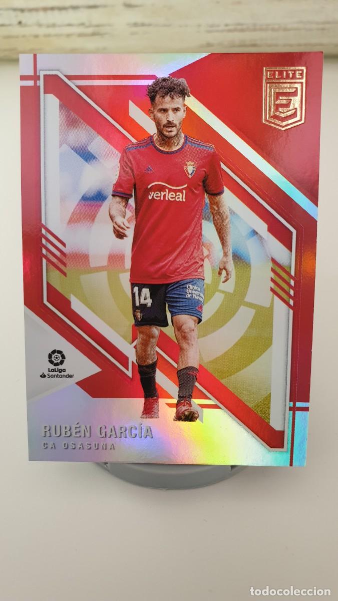 Fu&szlig;ball-Sticker: RUB&Eacute;N GARC&Iacute;A 26 RED PARALELA - CA OSASUNA - PANINI DONRUSS ELITE LALIGA 2021-22 - NUEVA