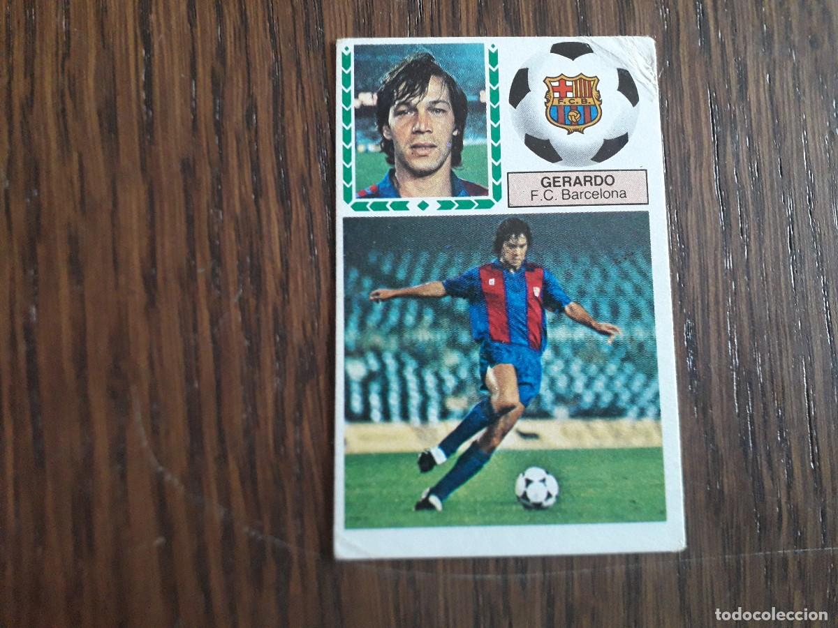 Cromos de Futebol: cromo de ediciones Este, liga 83-84 de futbol, Gerardo, F.C. Barcelona. nunca pegado.