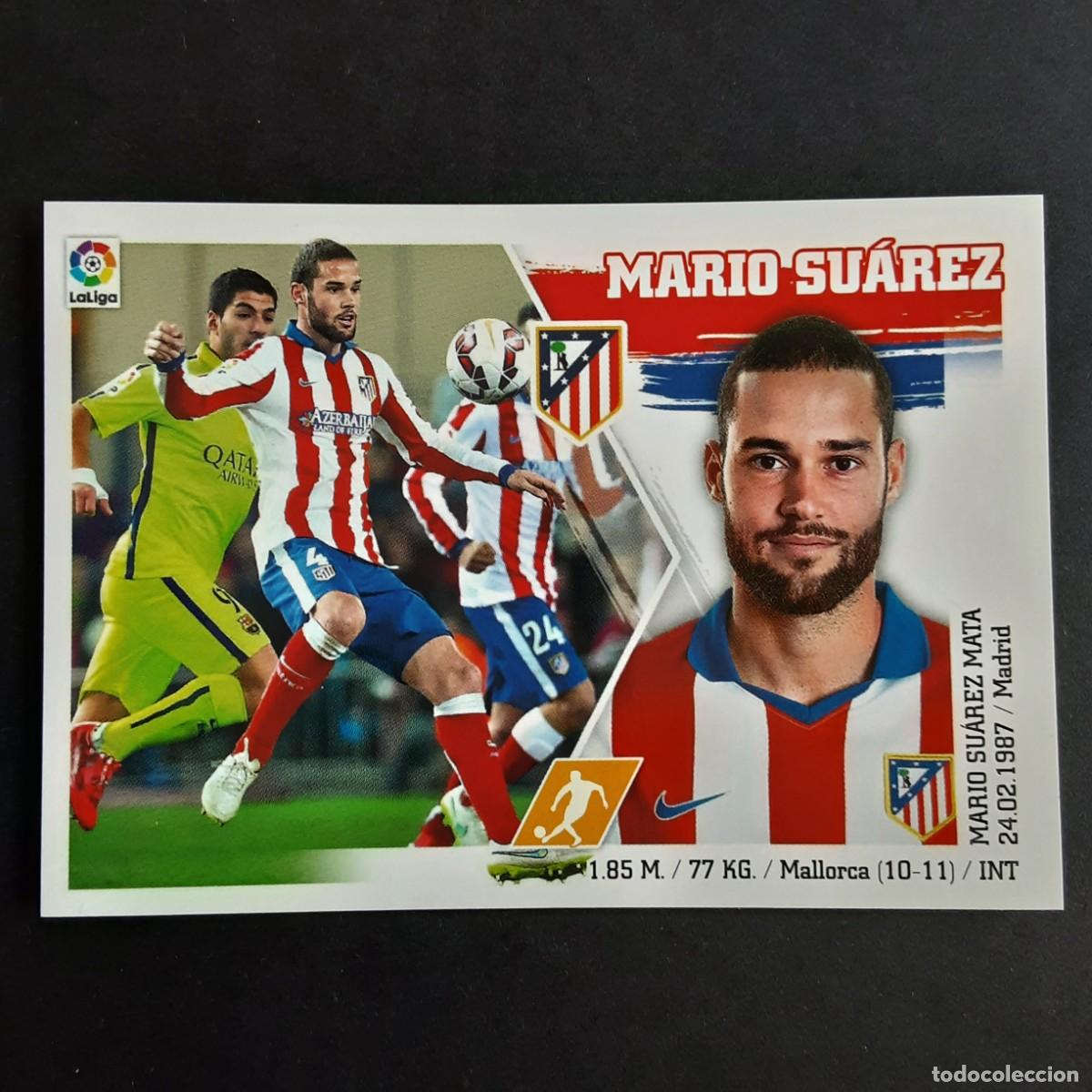Cartes &agrave; collectionner de Football: CROMO LIGA 2015 2016 15 16 COLECCIONES ESTE PANINI N&ordm;13 MARIO SUAREZ-AT.MADRID NUNCA PEGADO