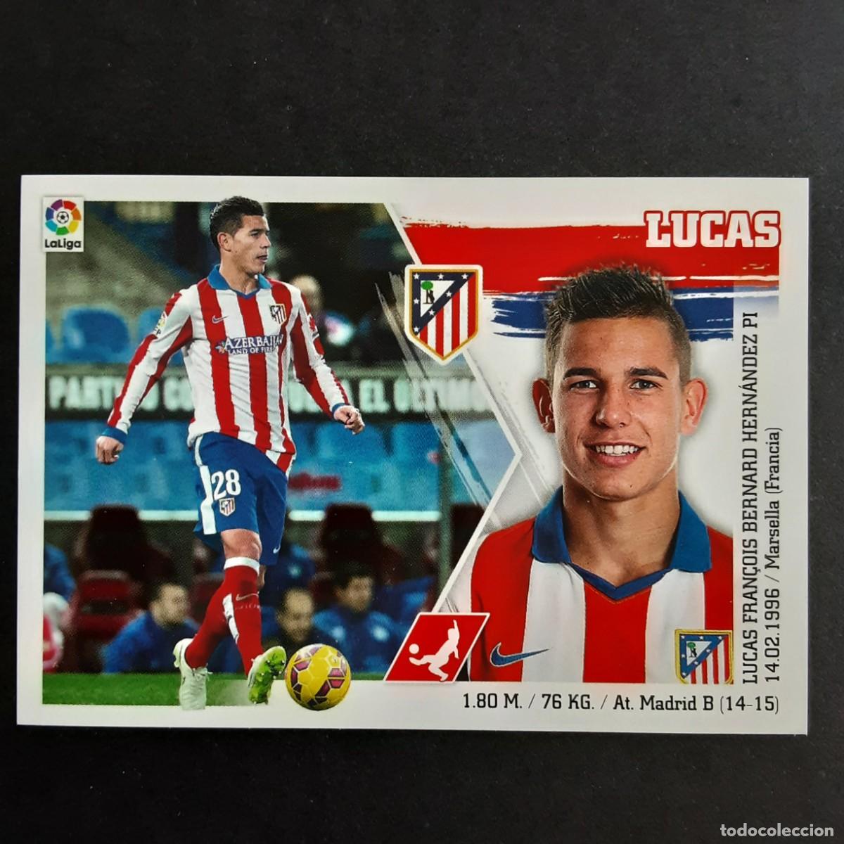Fu&szlig;ball-Sticker: CROMO LIGA 2015 2016 15 16 COLECCIONES ESTE PANINI N&ordm;22 LUCAS-AT.MADRID NUNCA PEGADO