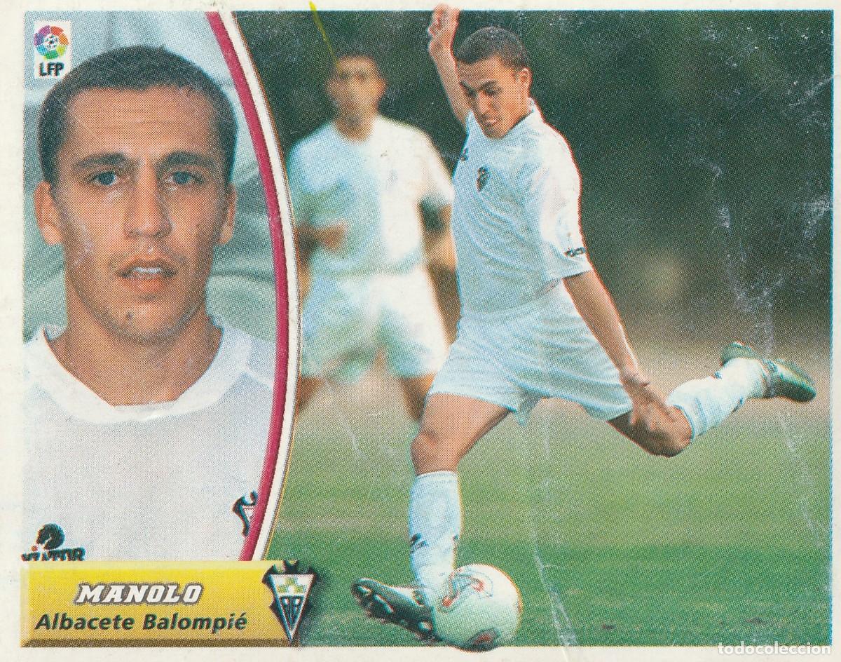 Cromos de f&uacute;tbol: ESTE 03-04 COLOCA MANOLO. NUNCA PEGADO. - Foto 1