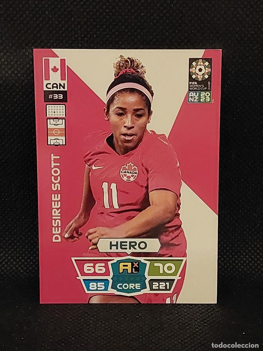 Figurine di Calcio: PANINI FIFA ADRENALYN WOMEN&acute;S WORLD CUP 2023 - HERO CAN N&ordm; 33 DESIREE SCOTT