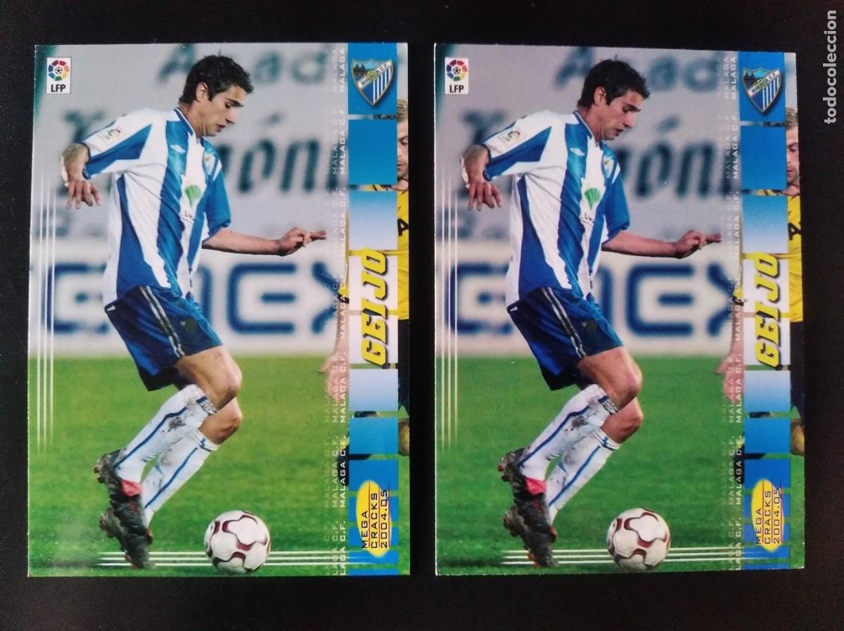 Figurine di Calcio: Megacracks 2004/05,M&aacute;laga C.F.,Geijo (ERROR,DISTINTA ALTURA DEL N&deg;197).