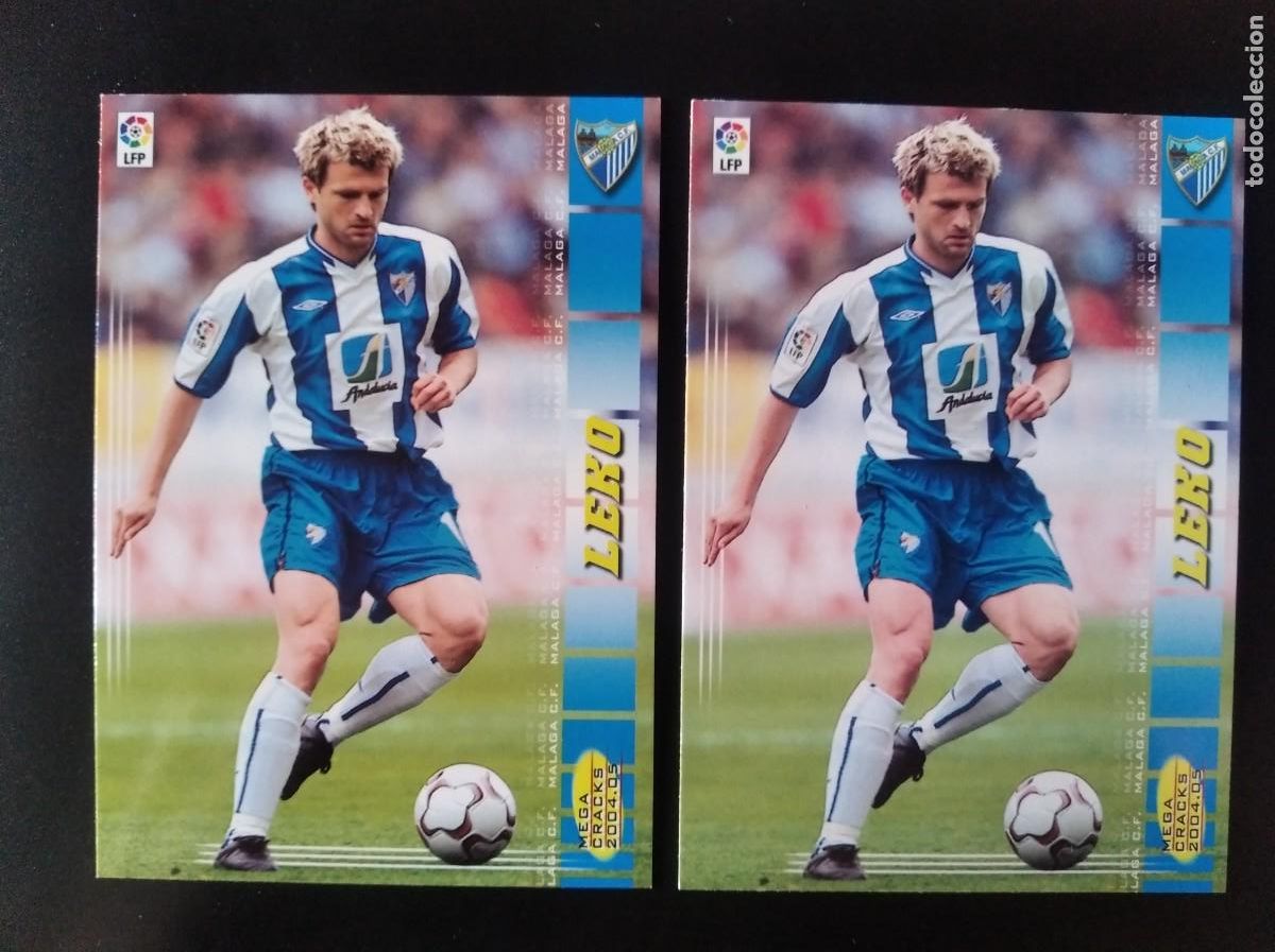 Football Stickers: Megacracks 2004/05,M&aacute;laga C.F.,Leko (ERROR,DISTINTA ALTURA DEL N&deg;191).