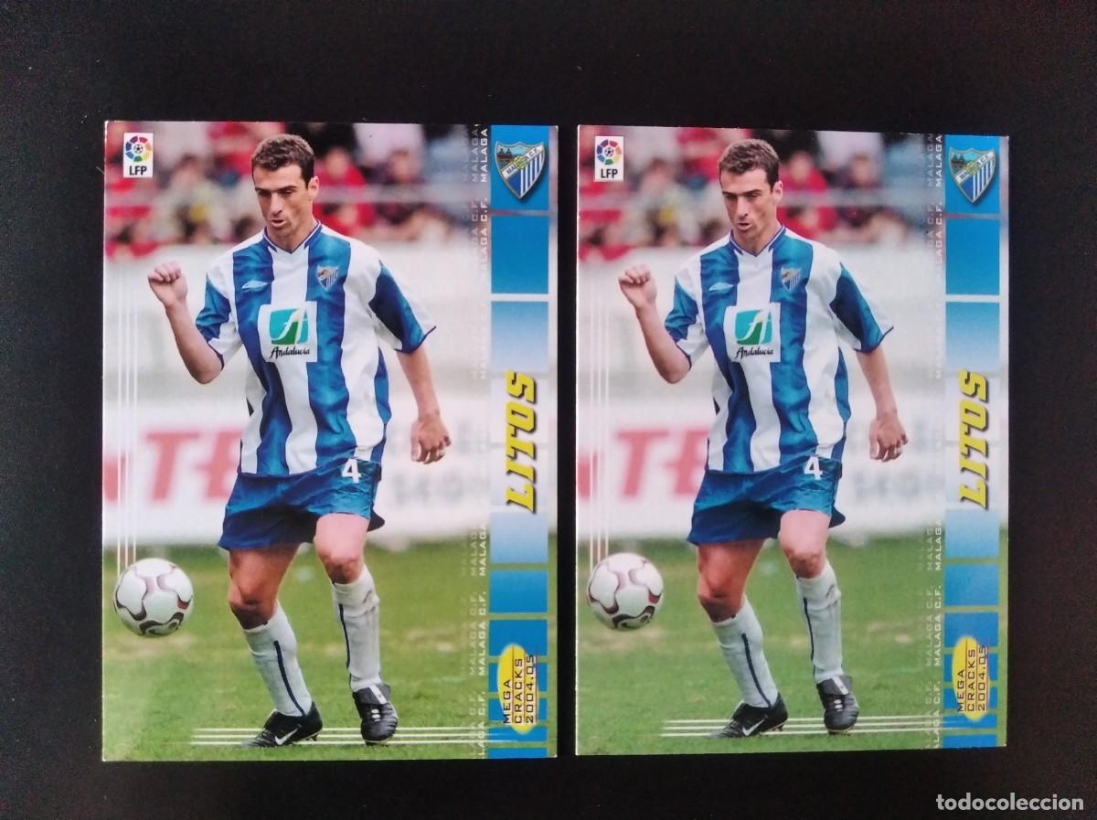 Football Stickers: Megacracks 2004/05,M&aacute;laga C.F.,Litos (ERROR,DISTINTA ALTURA DEL N&deg;186).