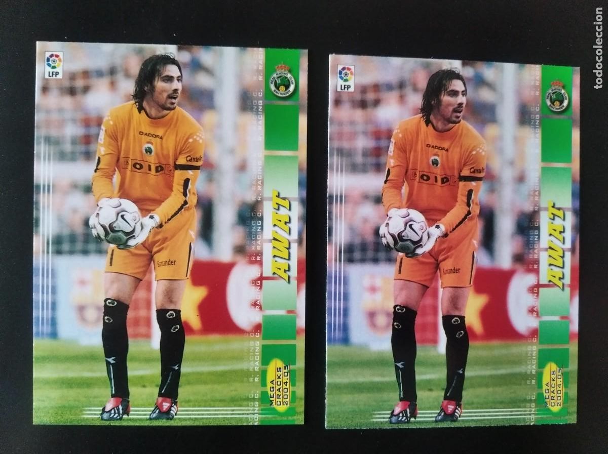 Fu&szlig;ball-Sticker: Megacracks 2004/05,R.Racing C.,Awat (ERROR,DISTINTA ALTURA DEL N&deg;254).