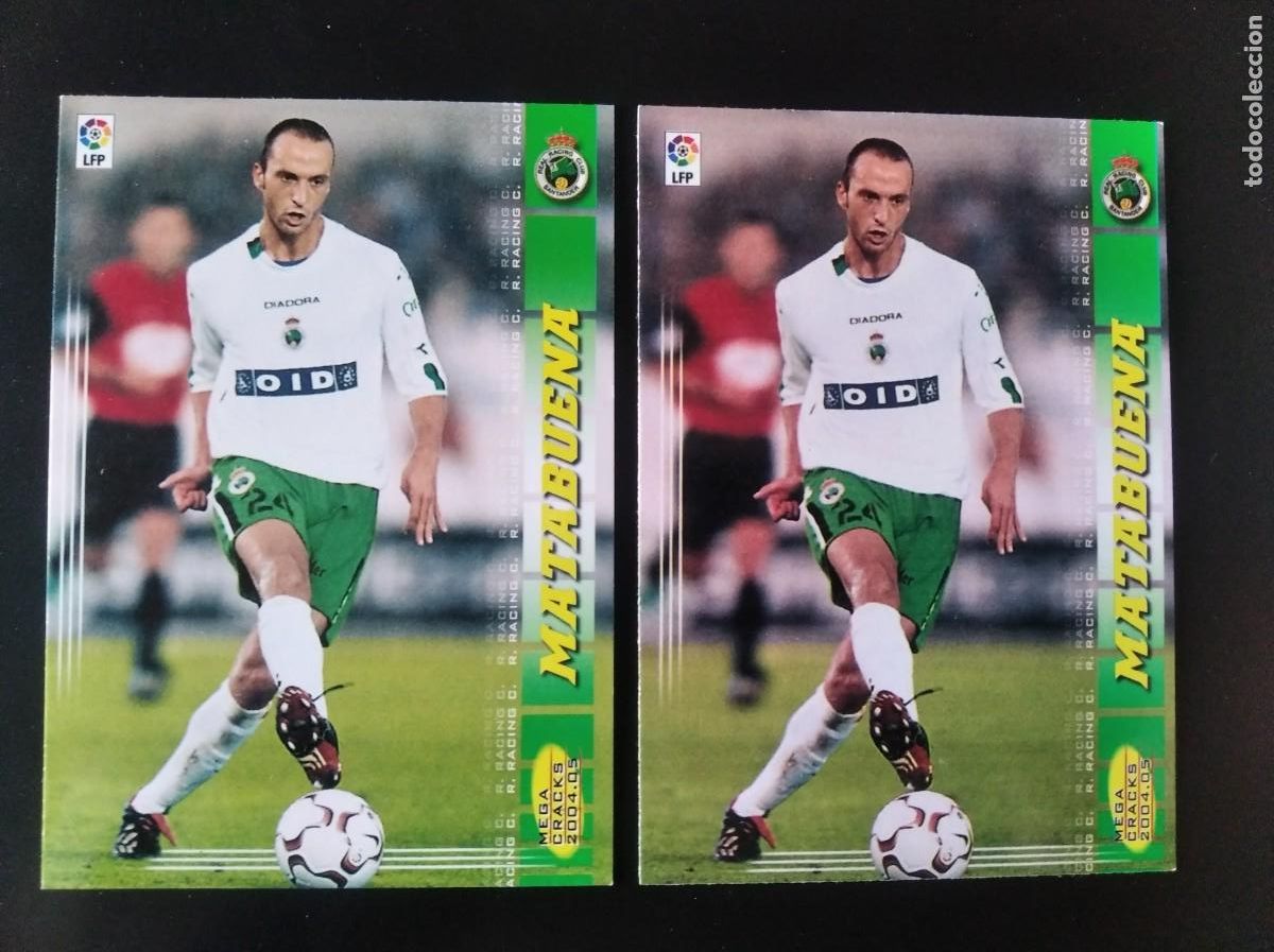 Fu&szlig;ball-Sticker: Megacracks 2004/05,R.Racing C.,Matabuena (ERROR,DISTINTA ALTURA DEL N&deg;263).