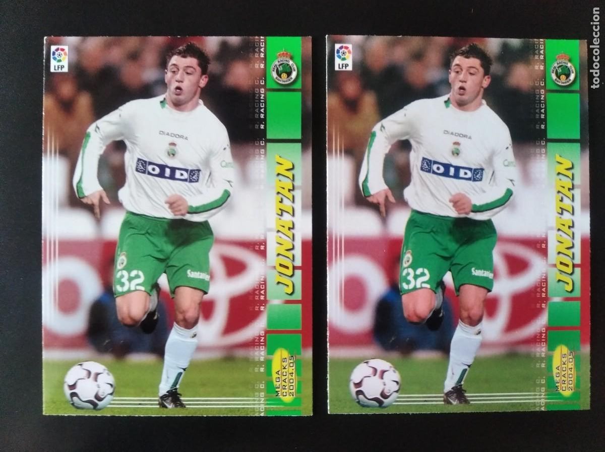 Football Stickers: Megacracks 2004/05,R.Racing C.,Jonatan (ERROR,DISTINTA ALTURA DEL N&deg;265).