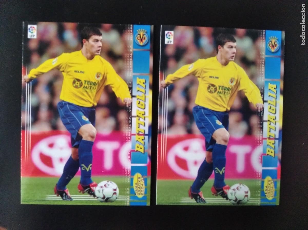 Figurine di Calcio: Megacracks 2004/05,Villarreal C.F.,Battaglia (ERROR,DISTINTA ALTURA DEL N&deg;333).