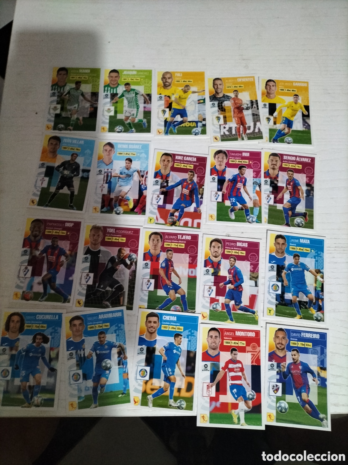 Cromos de f&uacute;tbol: 78 cromos Este 20/21 - Foto 2