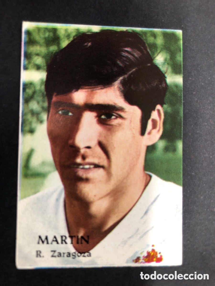 Fu&szlig;ball-Sticker: CROMO NUNCA PEGADO CAMPEONATO FUTBOL 1968-1969 R.ZARAGOZA MARTIN EDITORIAL FHER
