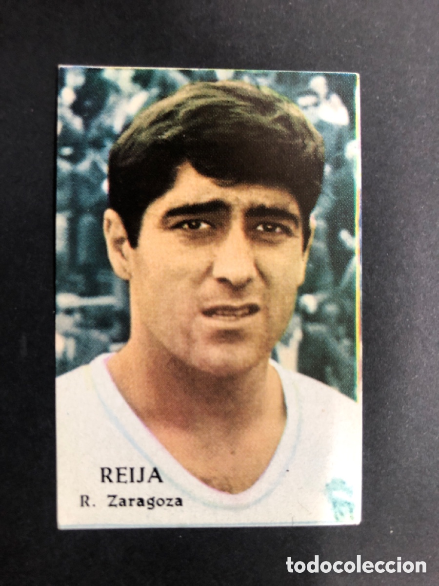 Fu&szlig;ball-Sticker: CROMO NUNCA PEGADO CAMPEONATO FUTBOL 1968-1969 R.ZARAGOZA RIEJA EDITORIAL FHER