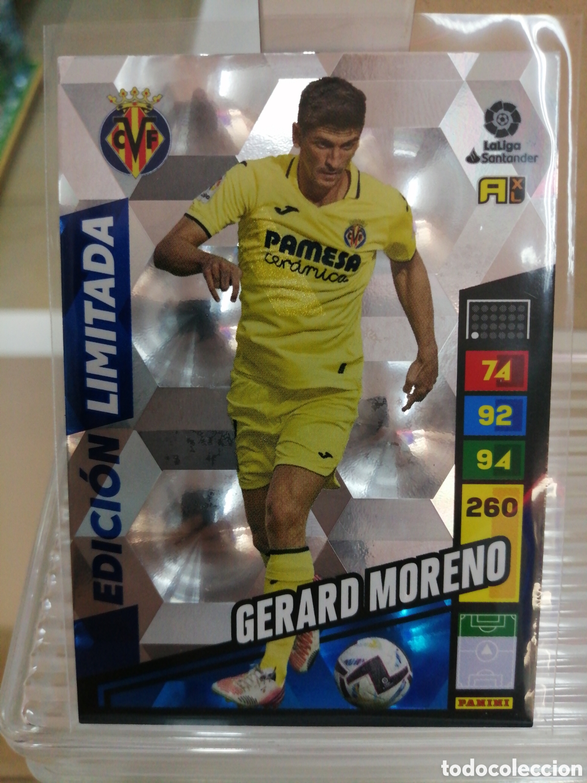 Cromos de f&uacute;tbol: EDICI&Oacute;N LIMITADA GERARD MORENO ADRENALYN XL 2022 2023