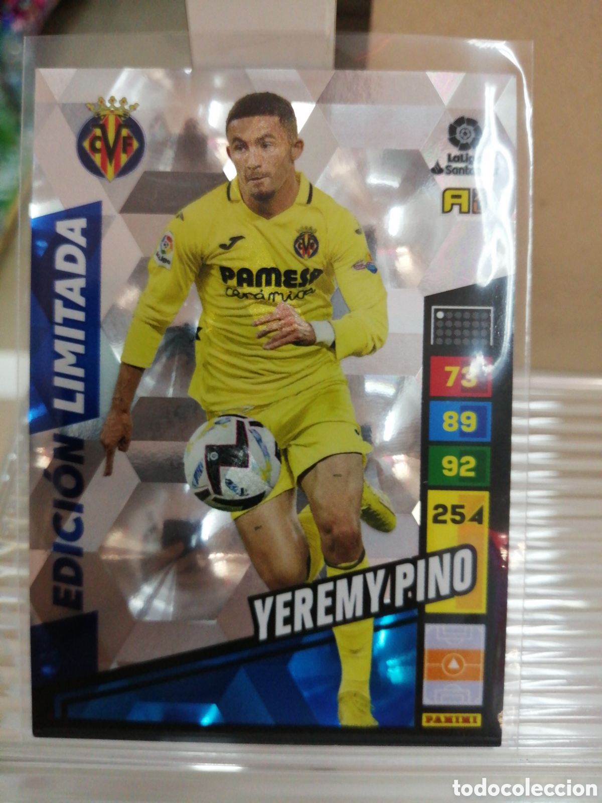 Cromos de f&uacute;tbol: EDICI&Oacute;N LIMITADA YEREMY PINO ADRENALYN XL 2022 2023