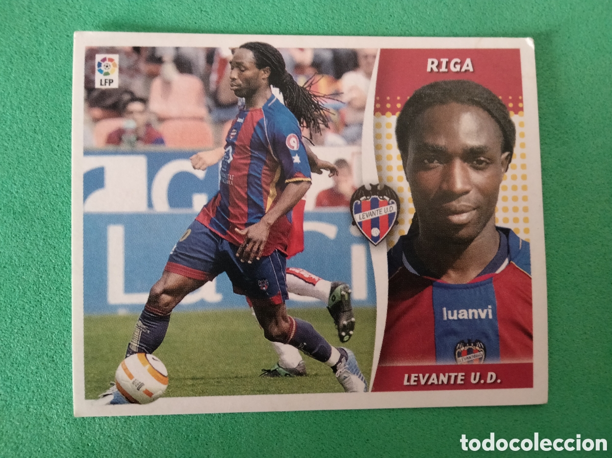 Cromos de F&uacute;tbol: RIGA LEVANTE U.D. EDICIONES ESTE 2006 2007 LIGA 06 07 NUEVO SIN PEGAR CROMO FUTBOL