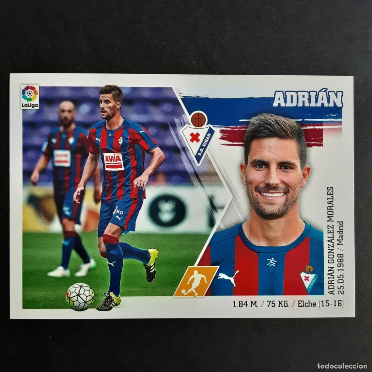 Cromos de f&uacute;tbol: CROMO LIGA 2015 2016 15 16 COLECCIONES ESTE PANINI N&ordm;22 ADRIAN-EIBAR NUNCA PEGADO