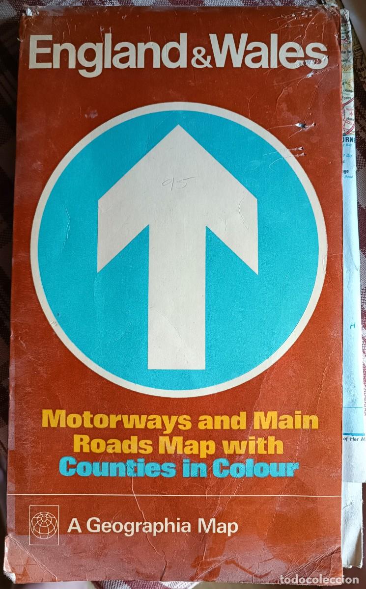Cromos de Futebol: England & Wales mapa de carreteras a&ntilde;os '80(?)