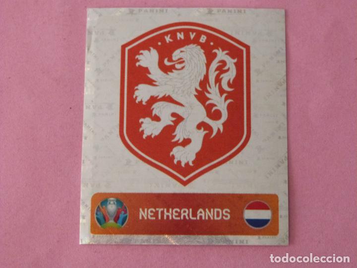 Cromos de f&uacute;tbol: CROMO DE FUTBOL ESCUDO DE PAISES BAJOS SIN PEGAR N&ordm; 268 TOURNAMENT EUROCOPA EURO 2020 PANINI
