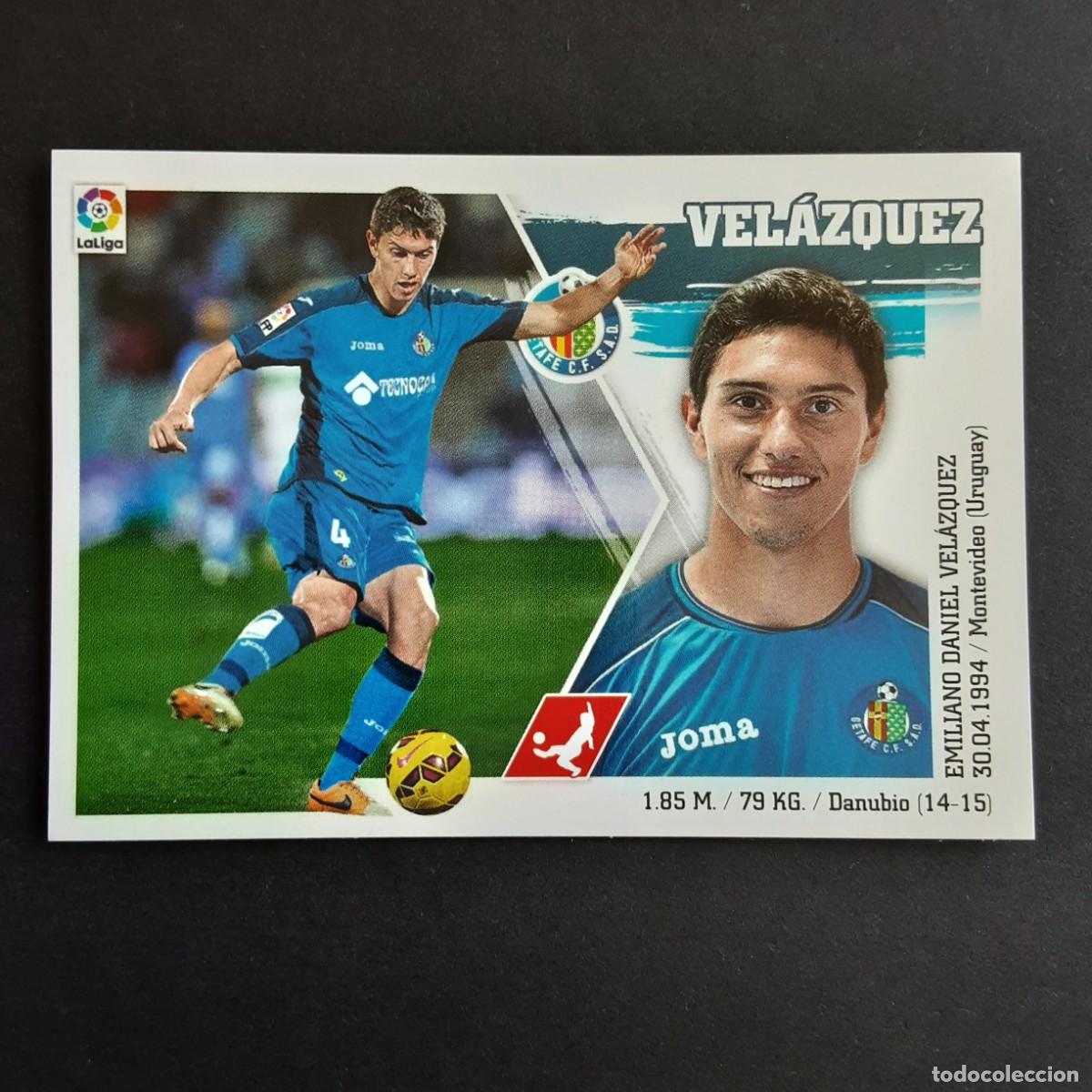 Cromos de f&uacute;tbol: CROMO LIGA 2015 2016 15 16 COLECCIONES ESTE PANINI N&ordm;6 VELAZQUEZ-GETAFE NUNCA PEGADO