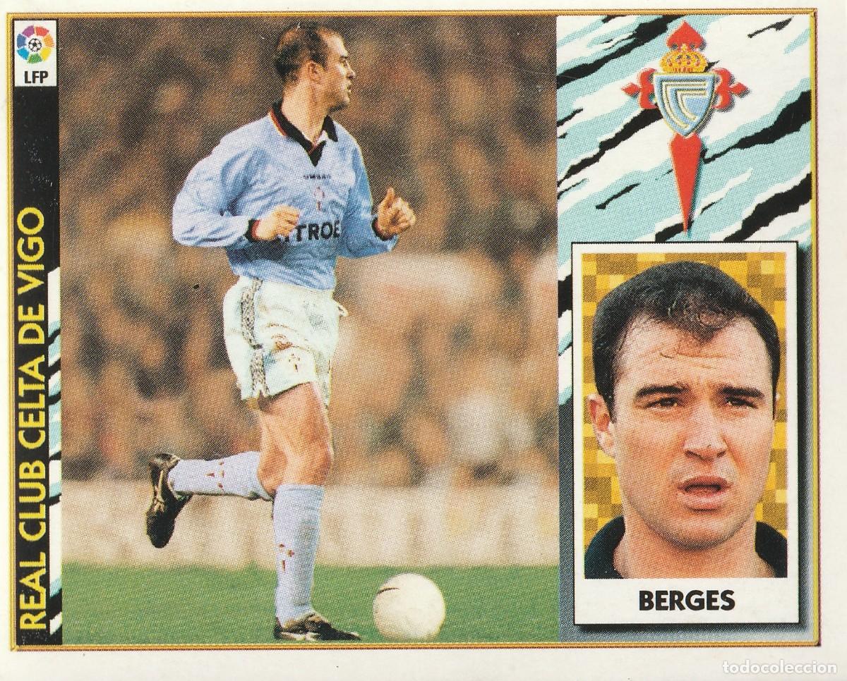 Cromos de f&uacute;tbol: ESTE 97-98 BERGES. NUNCA PEGADO. - Foto 1