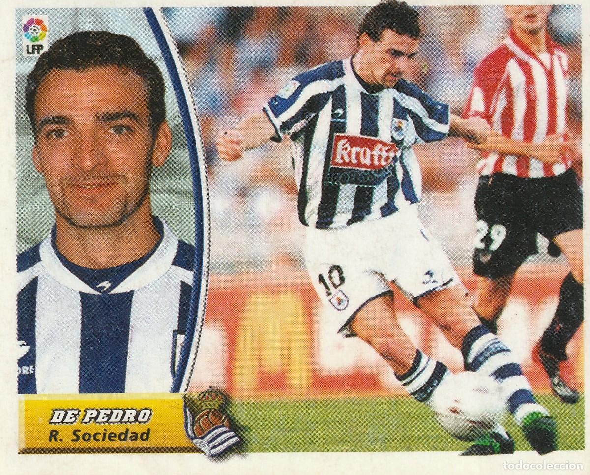 Cromos de f&uacute;tbol: ESTE 03-04 DE PEDRO. NUNCA PEGADO. - Foto 1