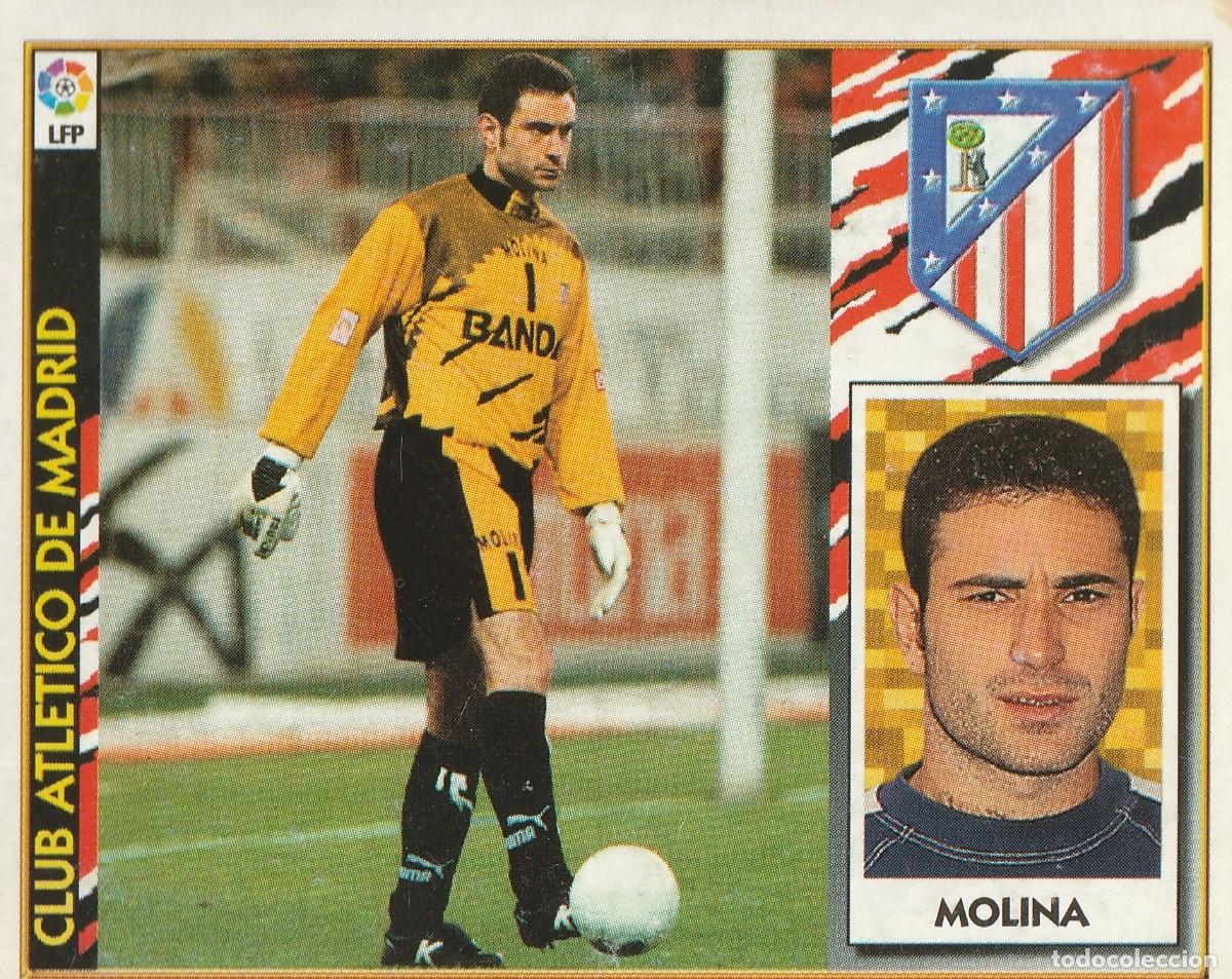 Cromos de f&uacute;tbol: ESTE 97-98 MOLINA. NUNCA PEGADO. - Foto 1