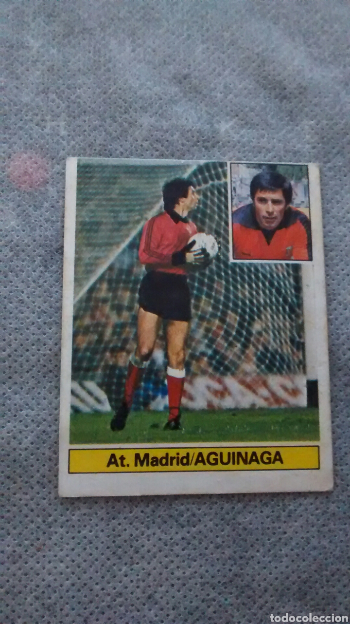 Cromos de f&uacute;tbol: 81 82 1981 1982 ESTE AGUINAGA (A3)