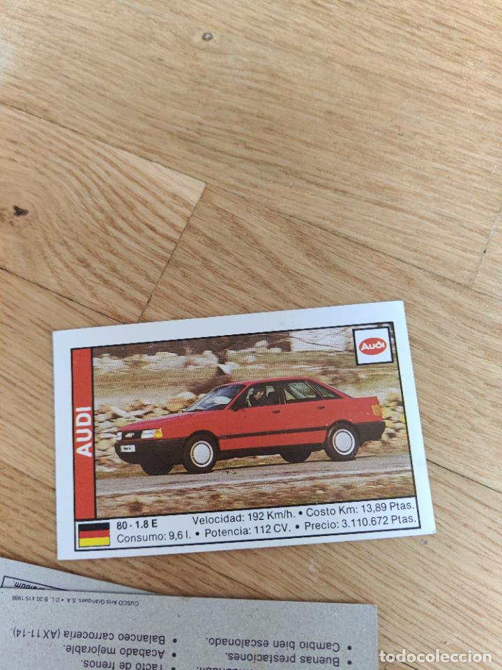 Football Stickers: audi 9 coches coche 1989 89 cusco sin pegar