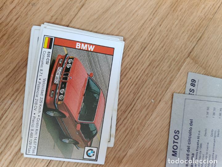 Football Stickers: bmw 26 coches coche 1989 89 cusco sin pegar