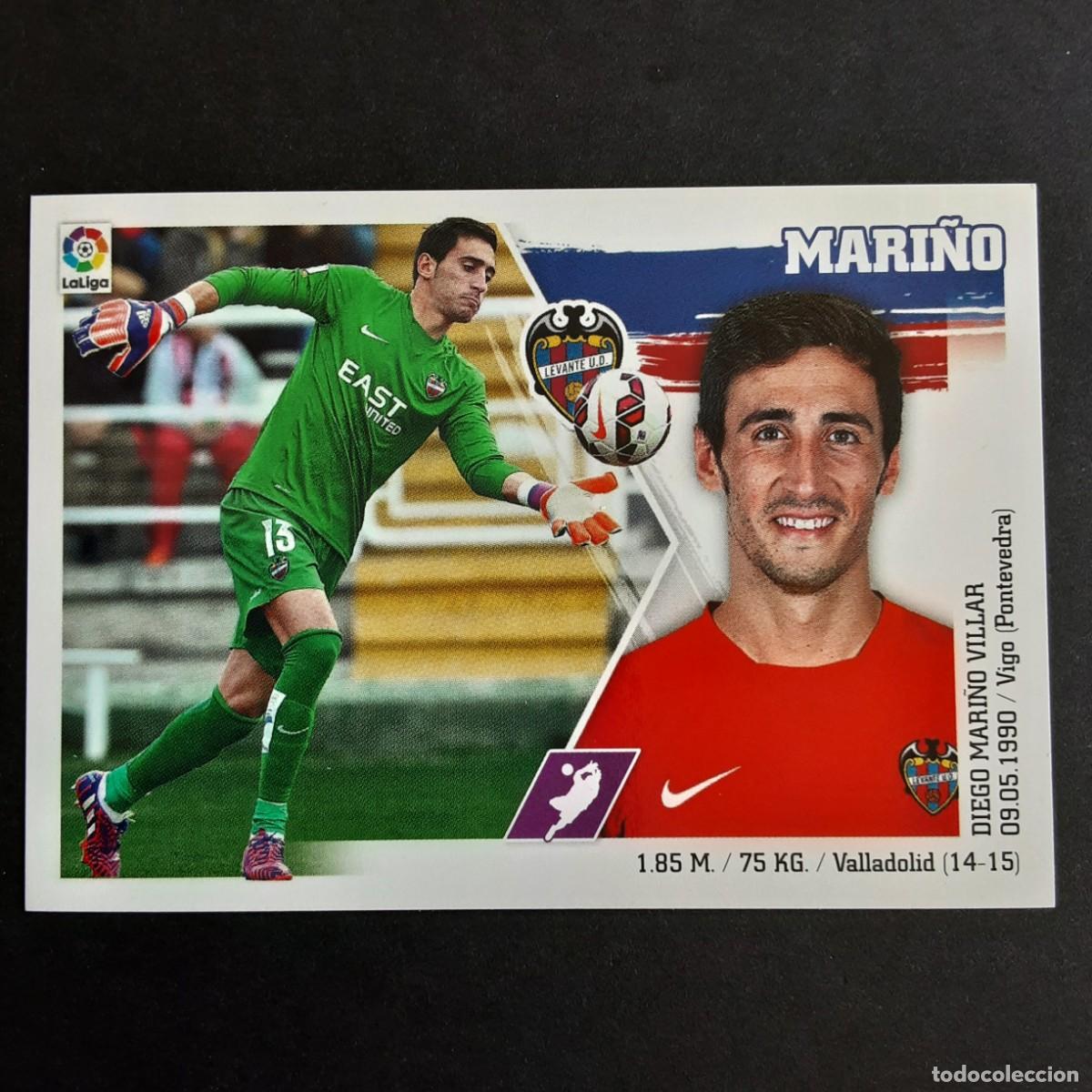 Cromos de f&uacute;tbol: CROMO LIGA 2015 2016 15 16 COLECCIONES ESTE PANINI N&ordm;22 MARI&Ntilde;O-LEVANTE NUNCA PEGADO