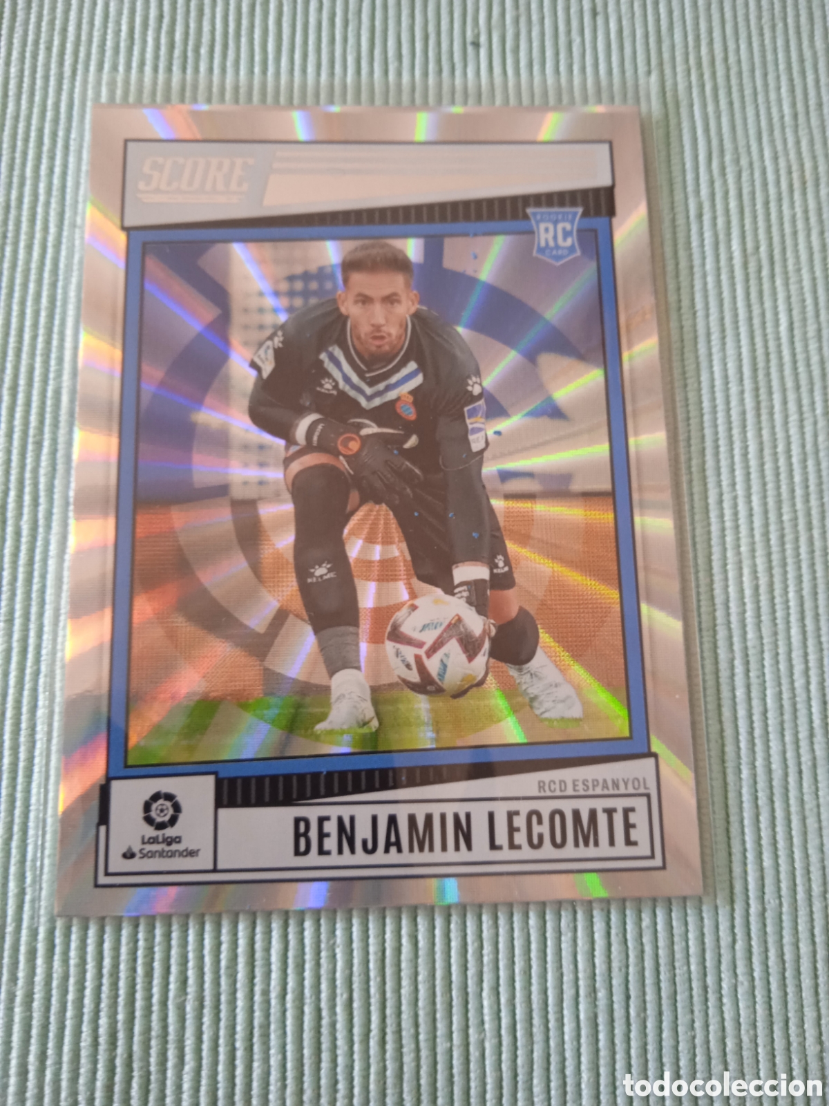 Cromos de f&uacute;tbol: Lecomte RCD Espanyol Score Panini paralela laser - Foto 1