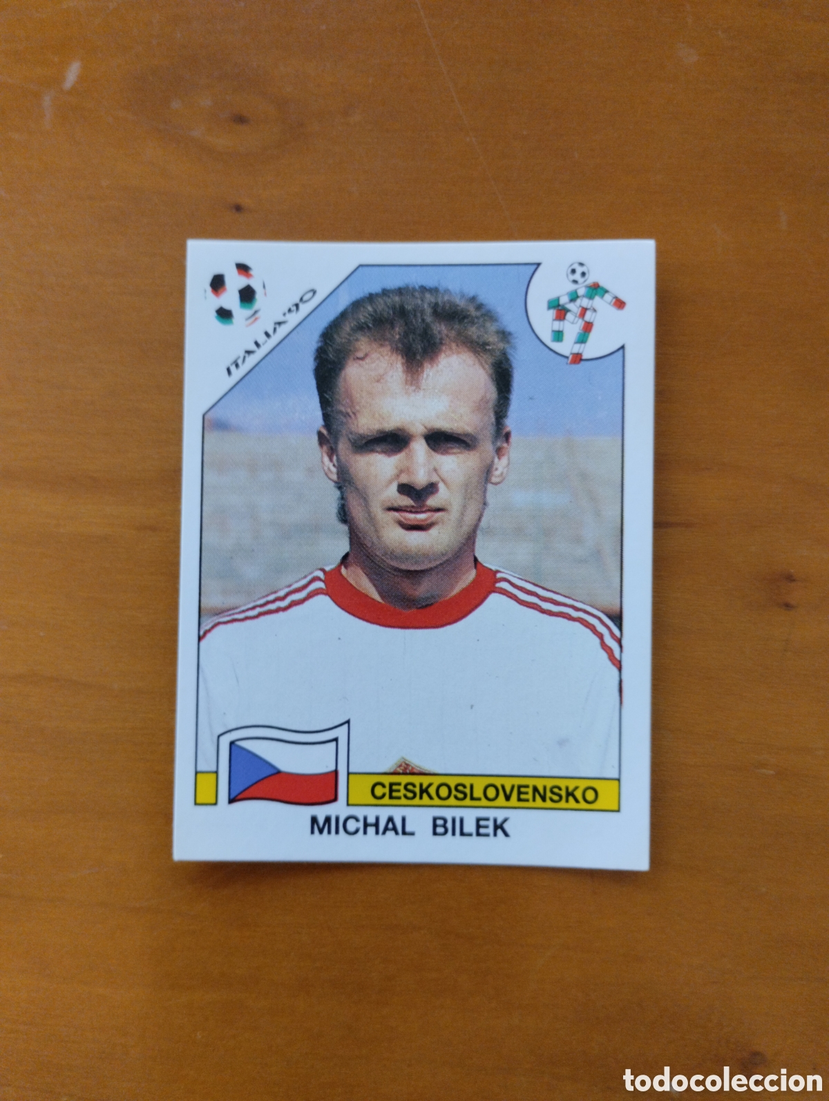 Cromos de F&uacute;tbol: MICHAL BILEK CHECOSLOVAQUIA CESKOSLOVENKO N 88 MUNDIAL ITALIA 90 PANINI 1990