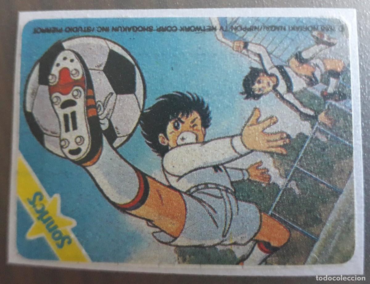 Cromos de F&uacute;tbol: cromo pegatina de chicle sonric's, Oliver & Benji, futbol, a&ntilde;o 1988