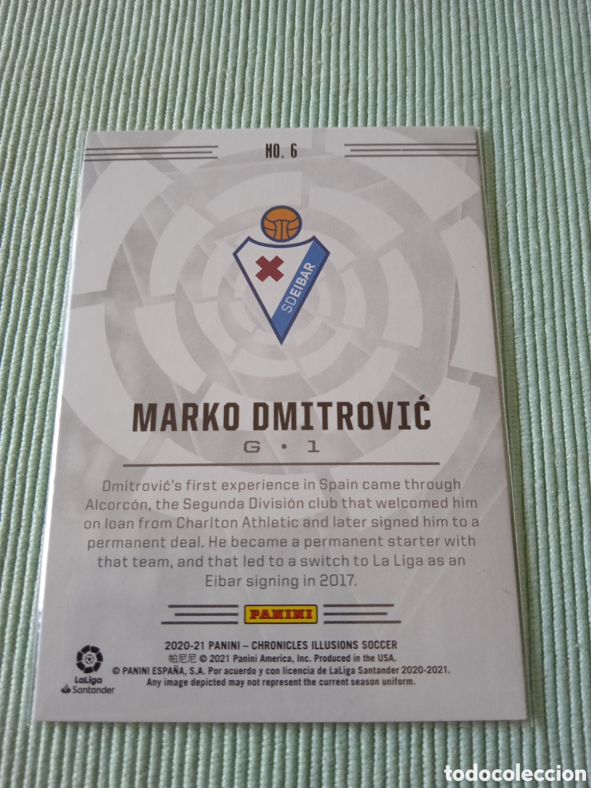 Cromos de f&uacute;tbol: Marko Dmitrovic Eibar chronicles - Foto 2