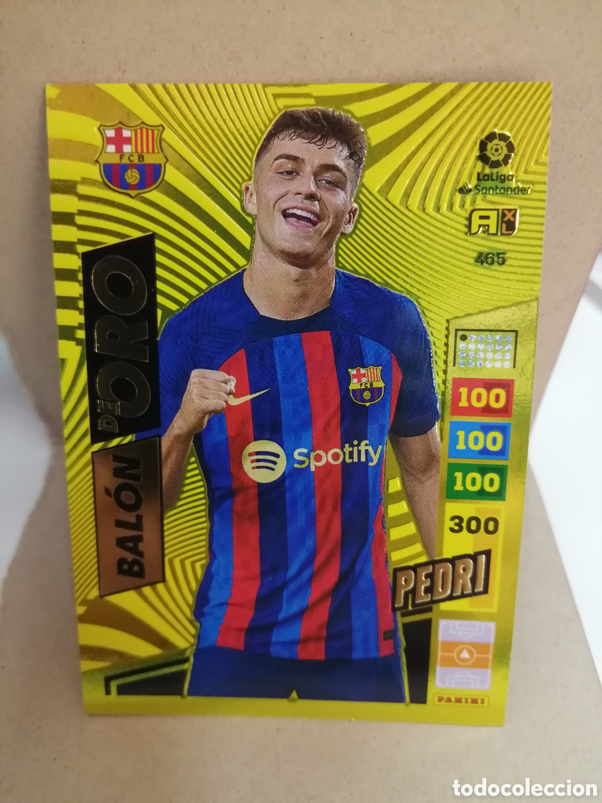 Cromos de Futebol: ADRENALYN XL 2022 2023 BALON DE ORO PEDRI 465 BARCELONA